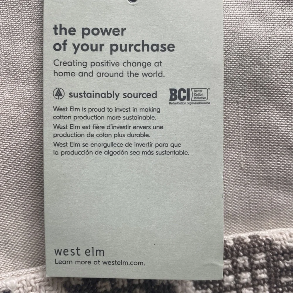 West Elm pillow covers